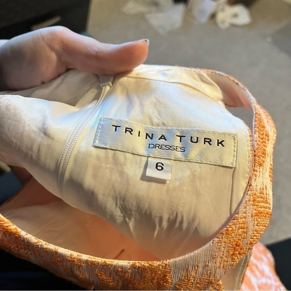 Trina Turk Sunkissed Jacquard Keyhole Dress Size 6 J2 - Picture 5 of 7